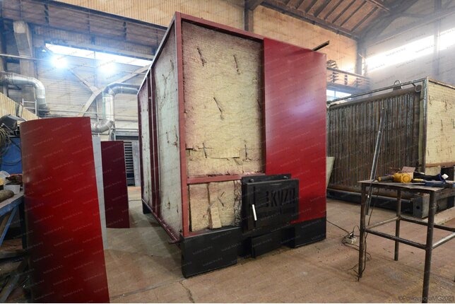 Угольный котел 0.75 МВт - изготовление